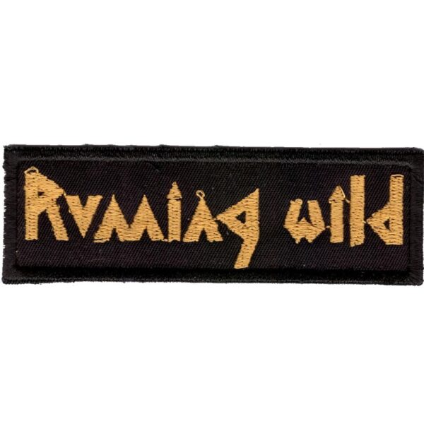 Running Wild Broderat Tygmärke