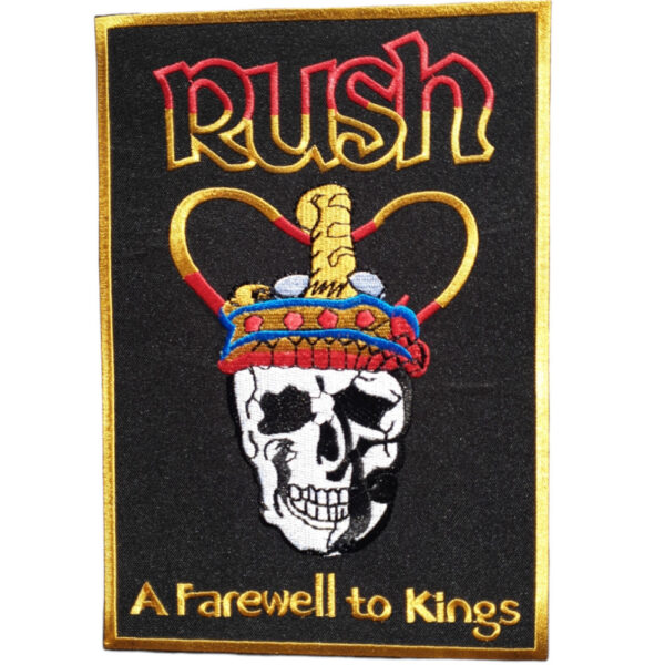 Rush Broderat Ryggmärke