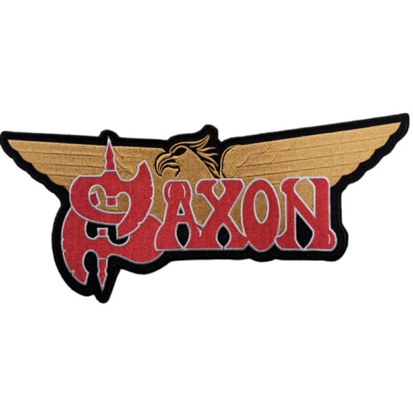 Saxon Broderat Ryggmärke