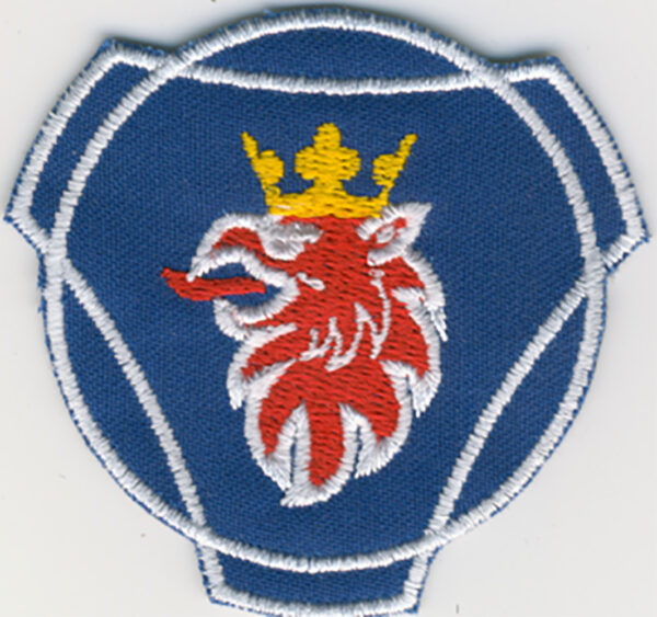 Scania Broderat Tygmärke