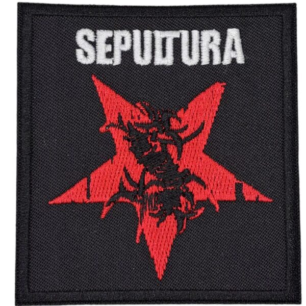 Sepultura Broderat Tygmärke