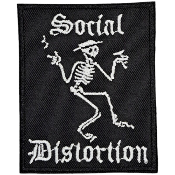 Social Distortion Broderat Tygmärke