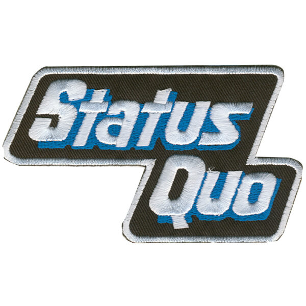 Status Quo Broderat Tygmärke