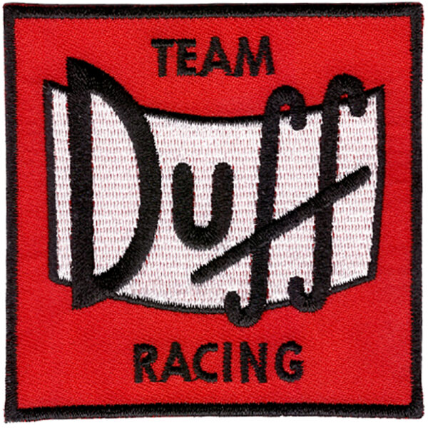 Duff Racing Broderat Tygmärke