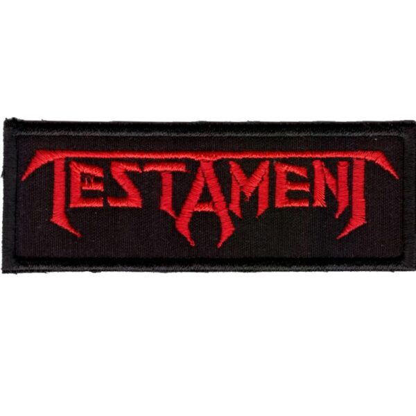 Testament Broderat Tygmärke