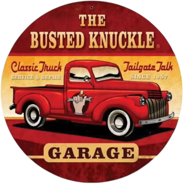 The Busted Knuckle Garage Klistermärke