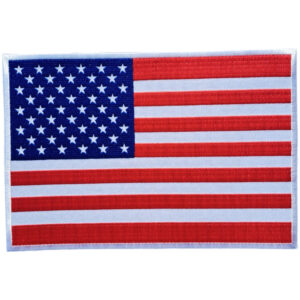 USA Flagga Broderat Ryggmärke