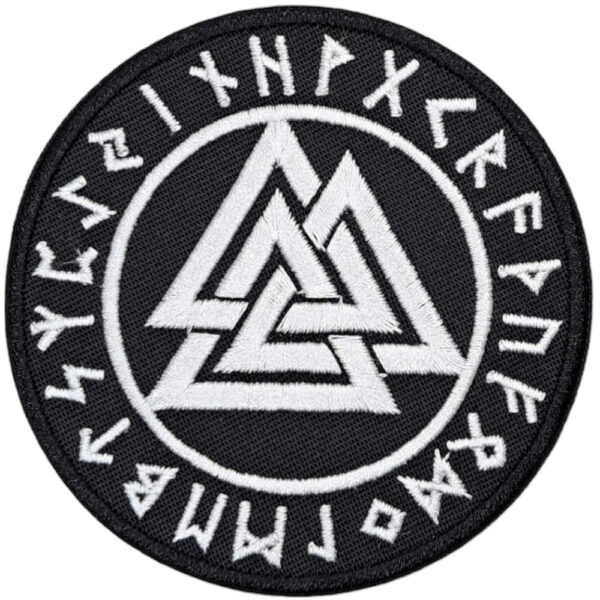 Valknut Broderat Tygmärke