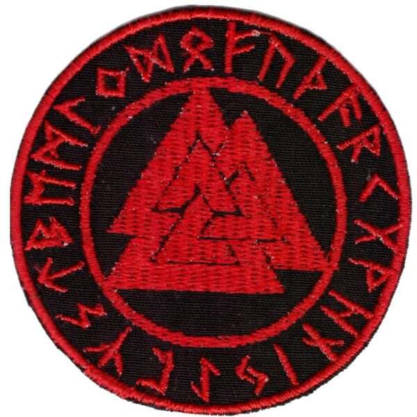 Valknut Broderat Tygmärke