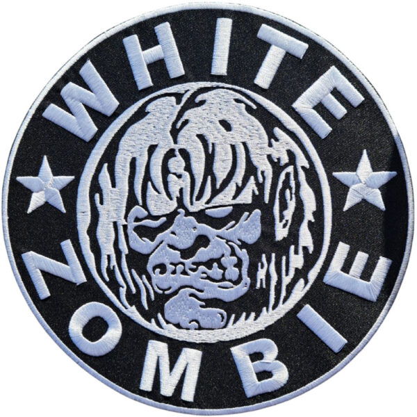 White Zombie Broderat Ryggmärke