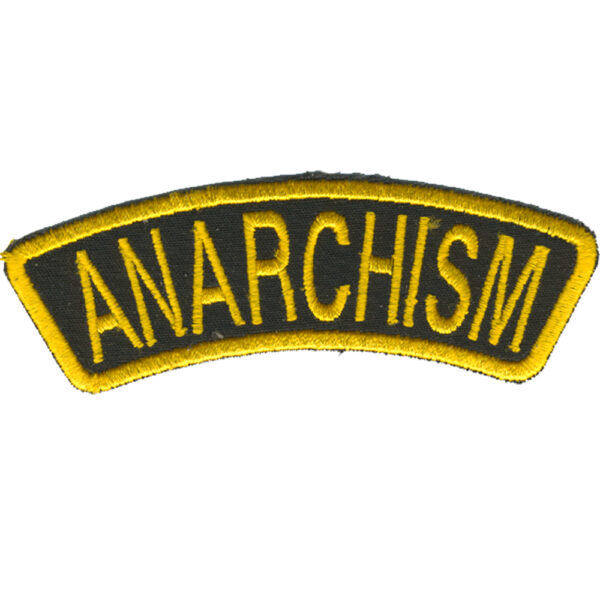 Anarchism Broderat Tygmärke
