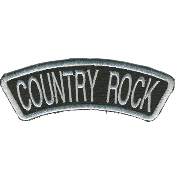 Country Rock Broderat Tygmärke