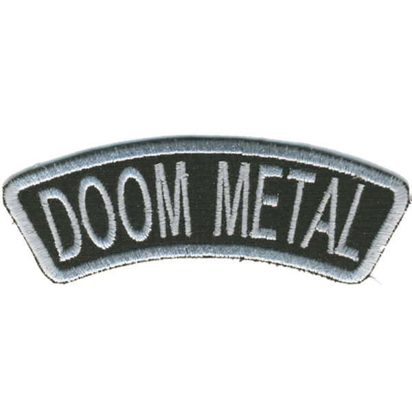 Doom Metal Broderat Tygmärke