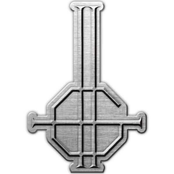 Ghost Grucifix Metal Pin