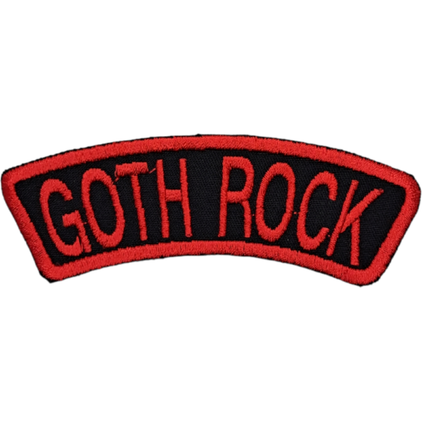 Goth Rock Broderat Tygmärke