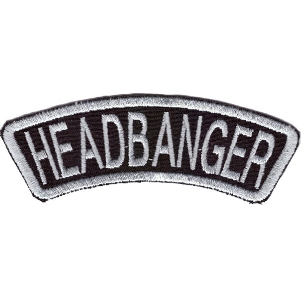 Headbanger Broderat Tygmärke