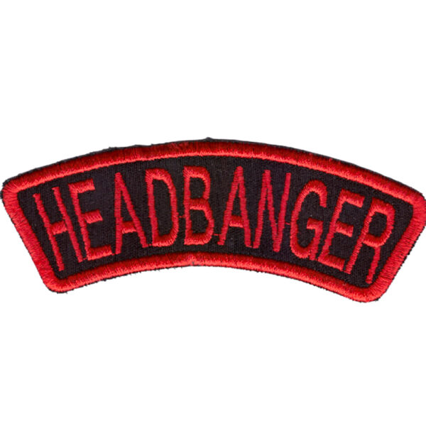 Headbanger Broderat Tygmärke