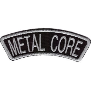 Metal Core Broderat Tygmärke