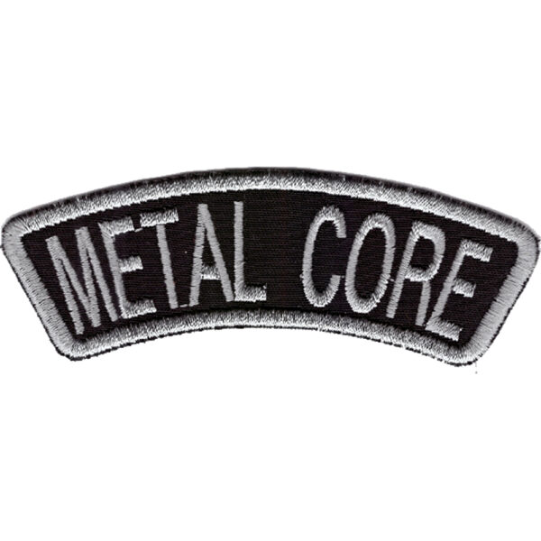 Metal Core Broderat Tygmärke