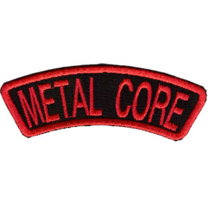 Metal Core Broderat Tygmärke