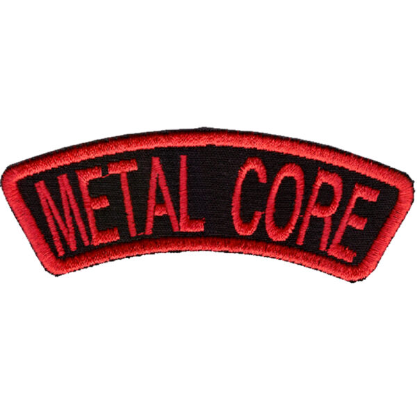 Metal Core Broderat Tygmärke