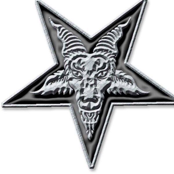 Pentagram Metal Pin