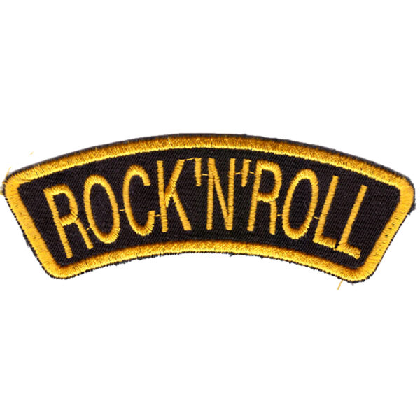 Rock N Roll Broderat Tygmärke