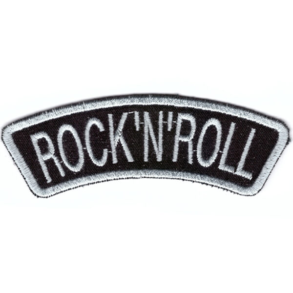 Rock N Roll Broderat Tygmärke