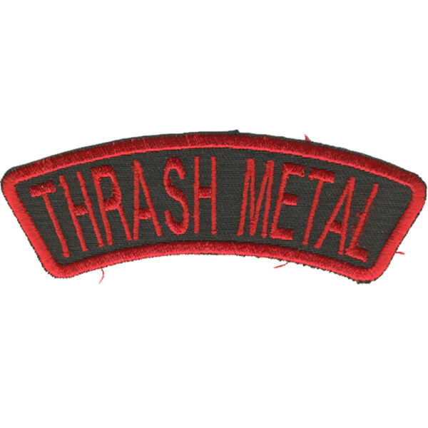 Trash Metal Broderat Tygmärke