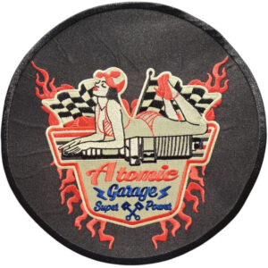 Atomic Garage Broderat Ryggmärke