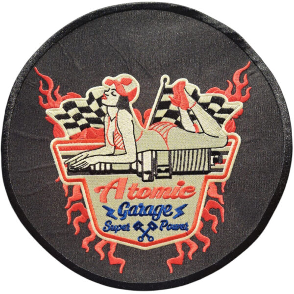 Atomic Garage Broderat Ryggmärke