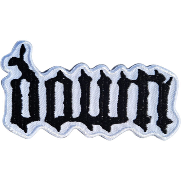Down Broderat Tygmärke