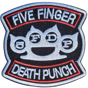 Five Finger Death Punch Broderat Tygmärke