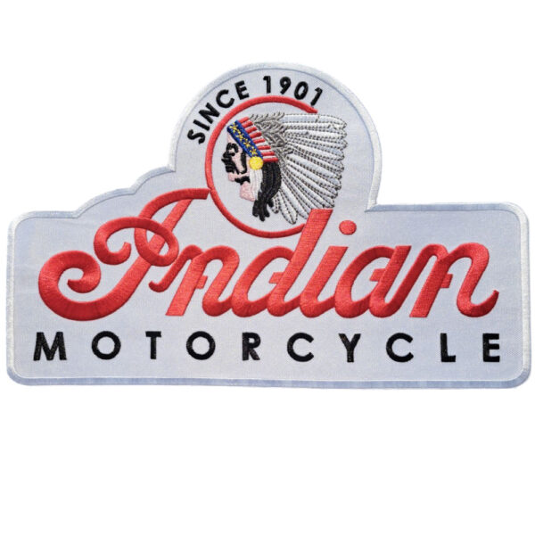 Indian Motorcycle Broderat Ryggmärke