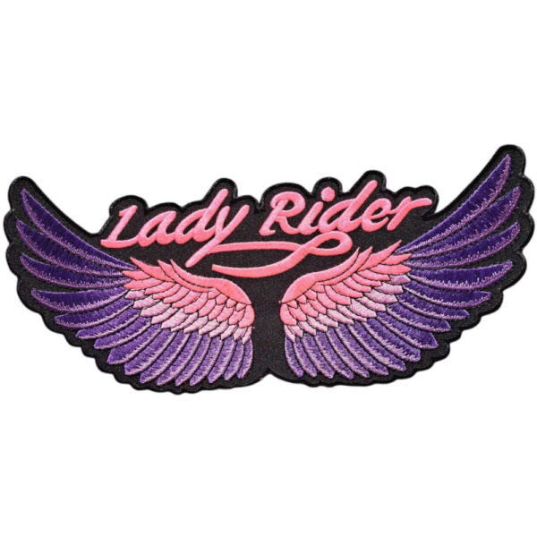 Lady Rider Broderat Ryggmärke