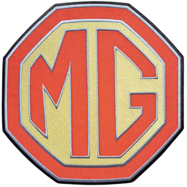 MG Morris Garages Broderat Ryggmärke