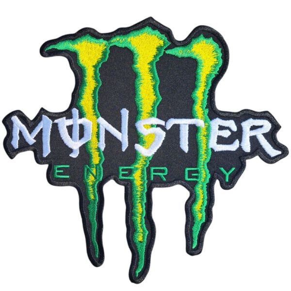 Monster Energy Broderat Ryggmärke