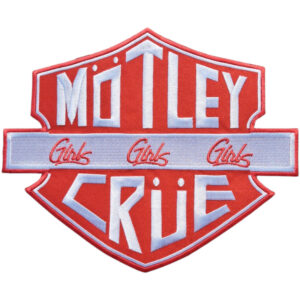 Motley Crue Broderat Ryggmärke