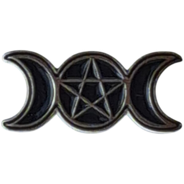 Triple Goddnes Enamel Metal Pin
