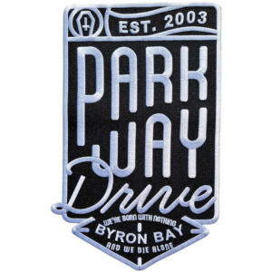 Park Way Drive Broderat Ryggmärke