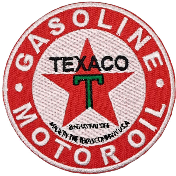 Texaco Broderat Tygmärke