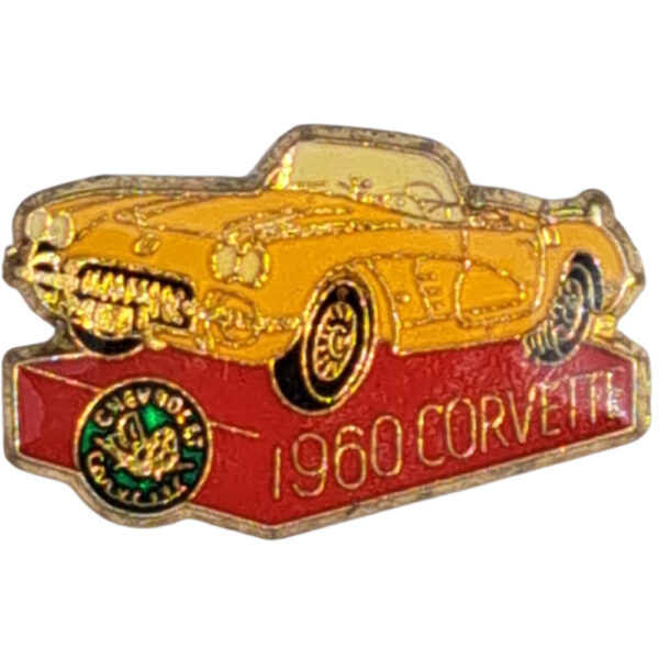 Corvette 1960 Metallpin Vintage