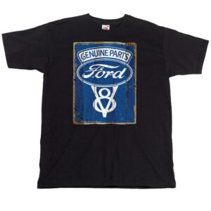 Genuine Parts Ford V8 Svart T-shirt