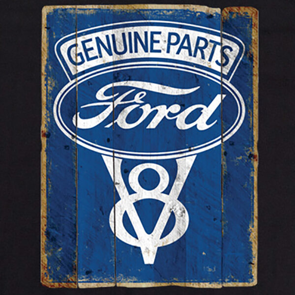 Genuine Parts Ford V8 Svart T-shirt - Bild 2