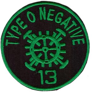 Type O Negative Broderat Tygmärke
