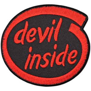 Devil Inside Broderat Tygmärke