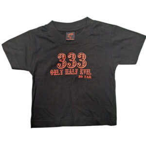333 Only Half Evil-Barn-T-shirt Storlek 60