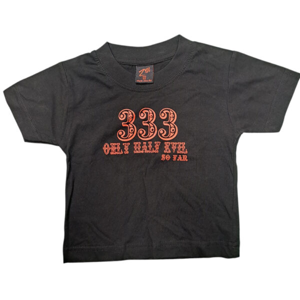 333 Only Half Evil-Barn-T-shirt Storlek 60