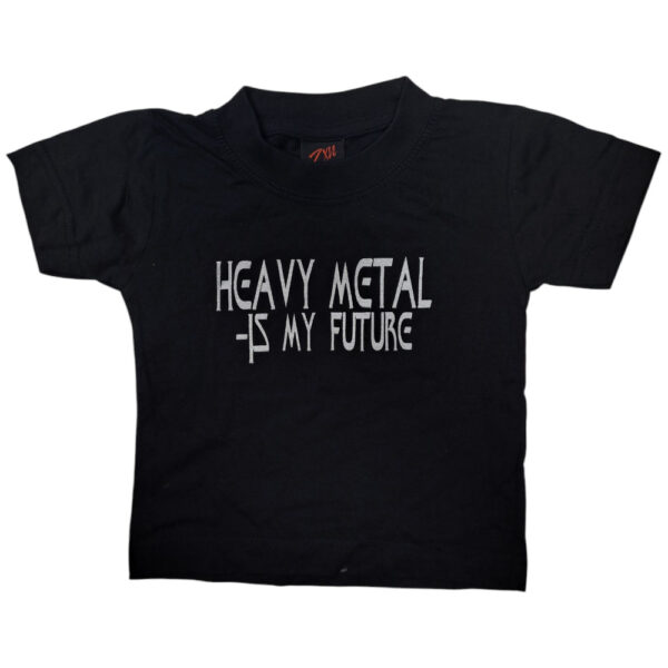 Heavy Metal Is My Future-Barn-T-shirt Storlek 50