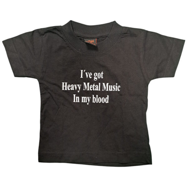 I've Got Heavy Metal Music In My Blood-Barn-T-shirt